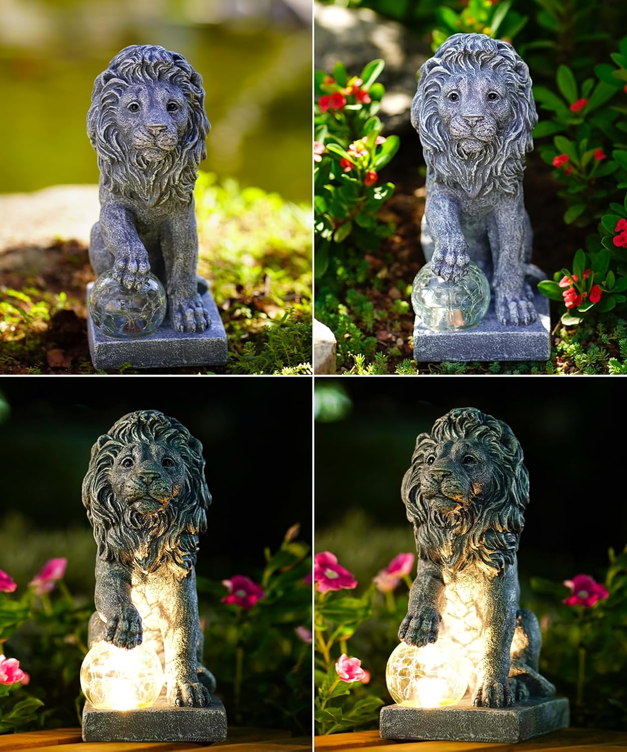 Thumbnail 5 de Yeomoo Solar Lion Statue with LED Ball