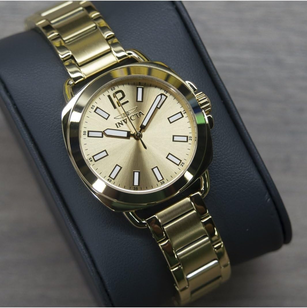 Thumbnail 1 de Invicta Wildflower Orologio da Donna 32 mm in acciaio inossidabile con movimento Quarzo - Oro
