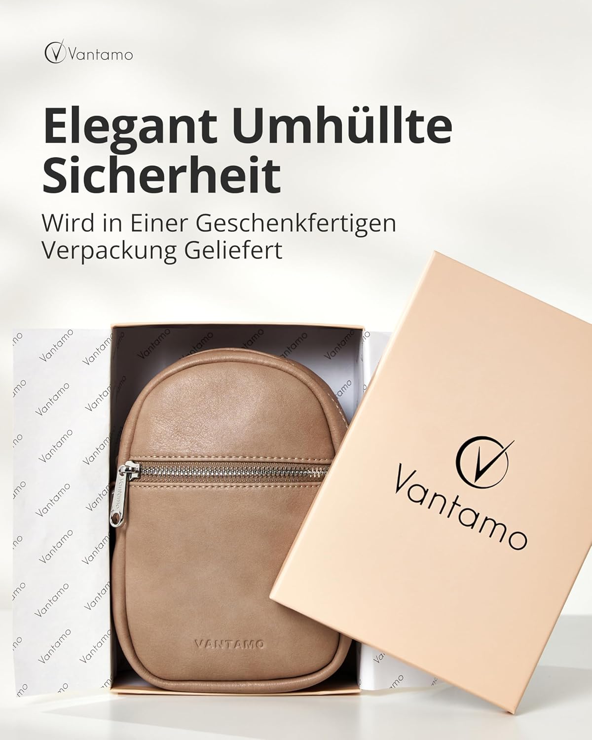 Thumbnail 5 de Vantamo Damen-Umhängetasche mit RFID-Blockierung & Anti-Taschendiebstahl-Clip