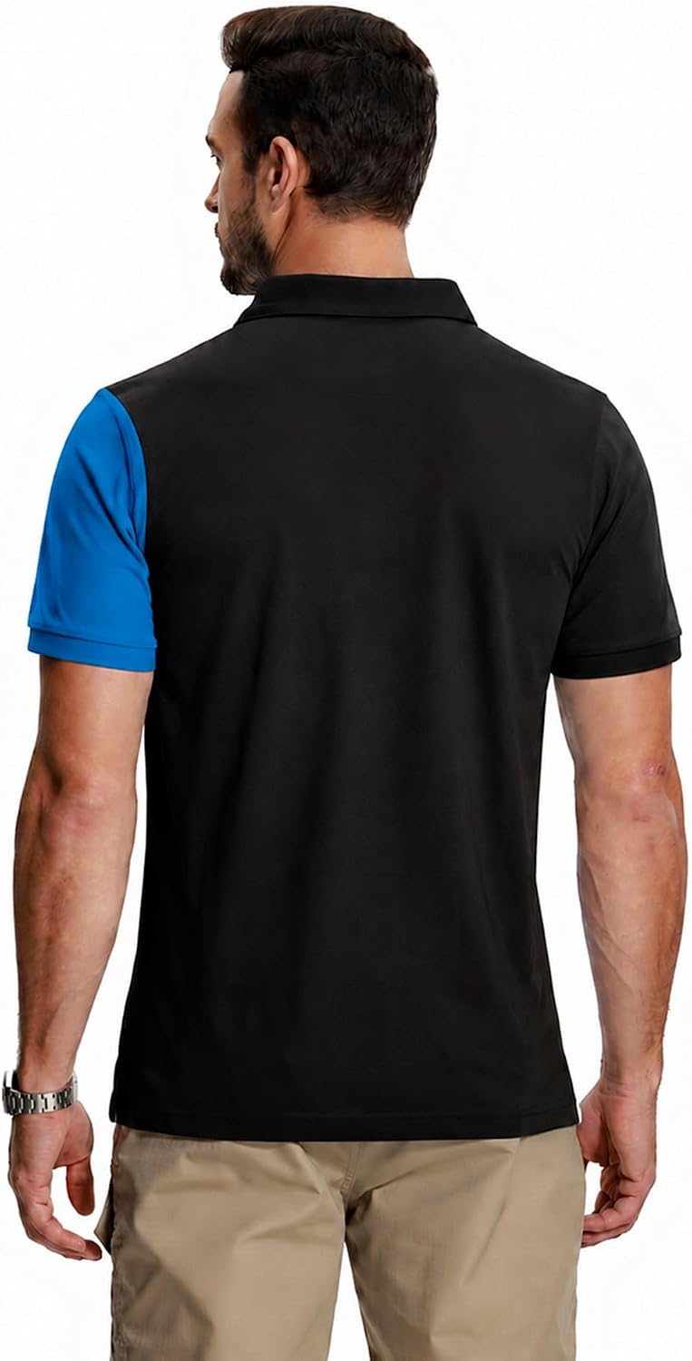 Thumbnail 1 de SCODI Men’s Moisture-Wicking Performance Golf Polo Shirt (Print, Short Sleeve)