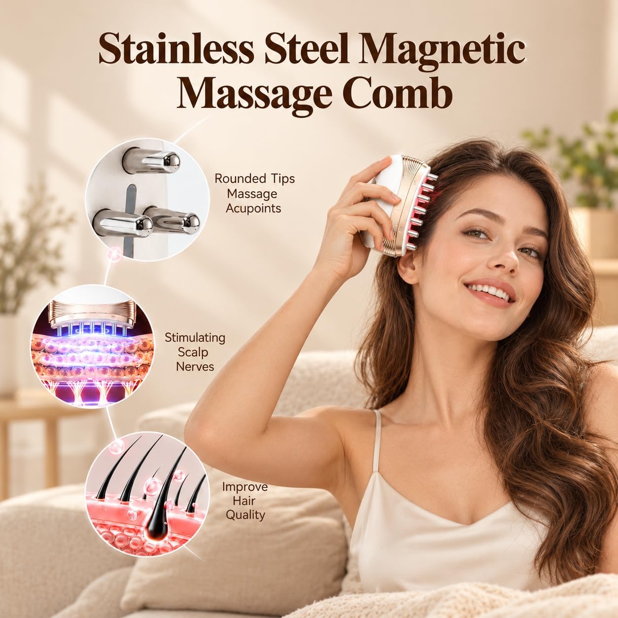 Detalle 2 de ANLAN Heated Gua Sha Tool 2-in-1