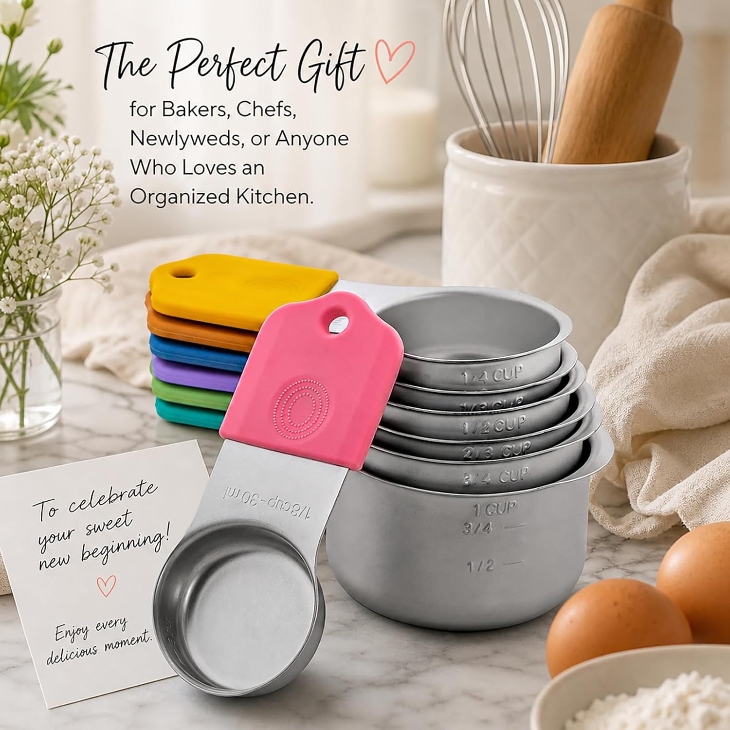 Thumbnail 6 de XSNBRD Magnetic Measuring Cup Set, Stainless Steel
