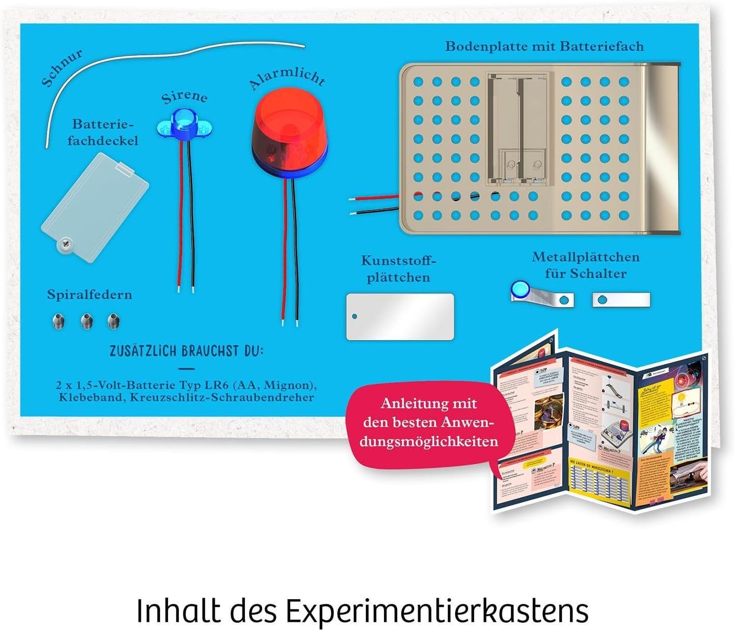 Detalle de Kosmos 658083 Alarme électrique et kit d’expérimentation—cachettes secrètes sécurisées