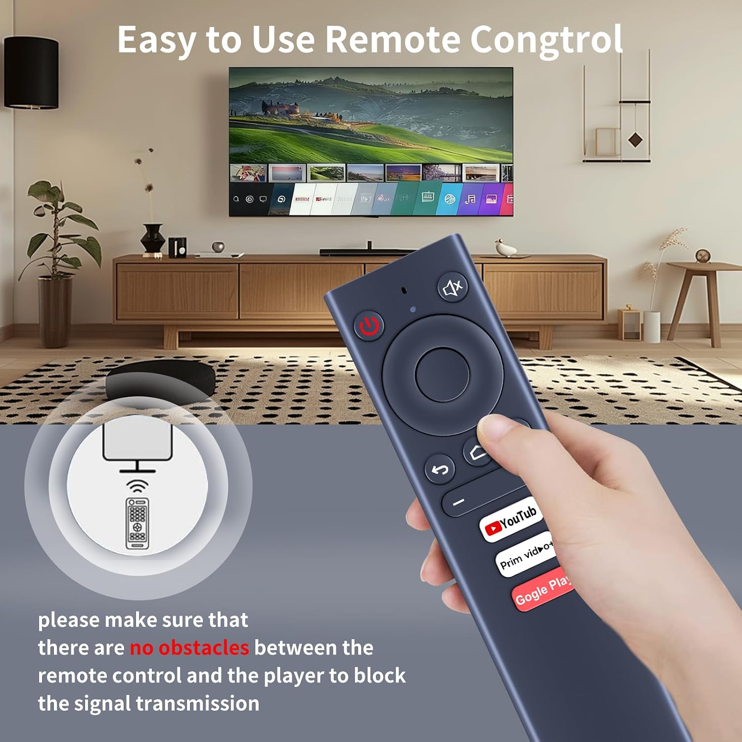 Thumbnail 6 de TCNOUMT Replacement Remote for MECOOL KM6/KM8/KM3/KM9 PRO/KM1
