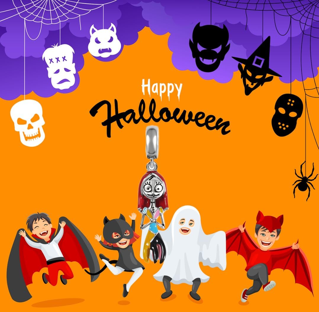 Thumbnail 2 de TCZNAF Halloween Charms Familie Anhänger für Pandora-Armband (Kompatibel, Lochgröße 4,5–6 mm)