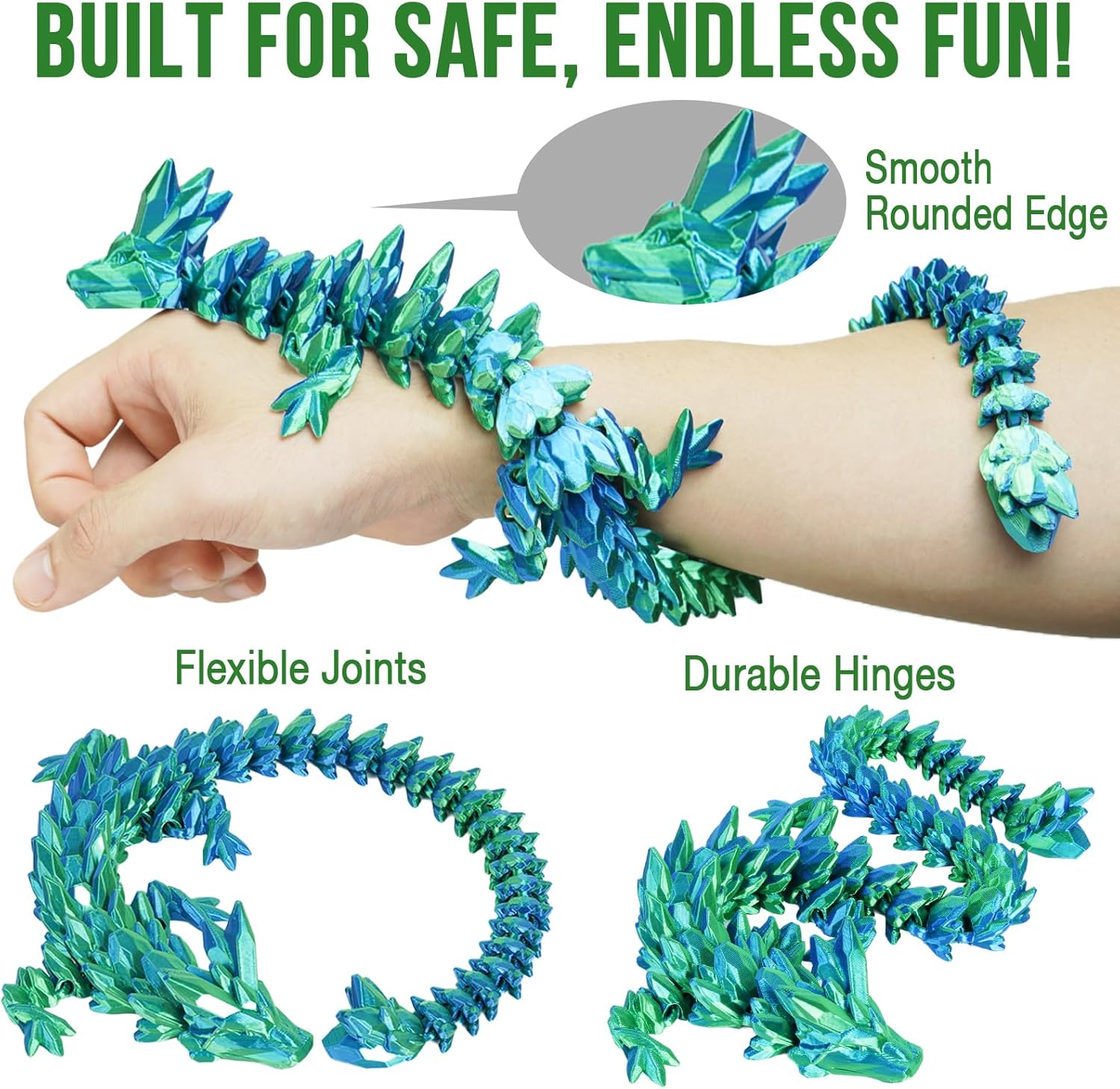 Detalle 2 de Olee Odee Dracheneier Fidget-Spielzeug 3D