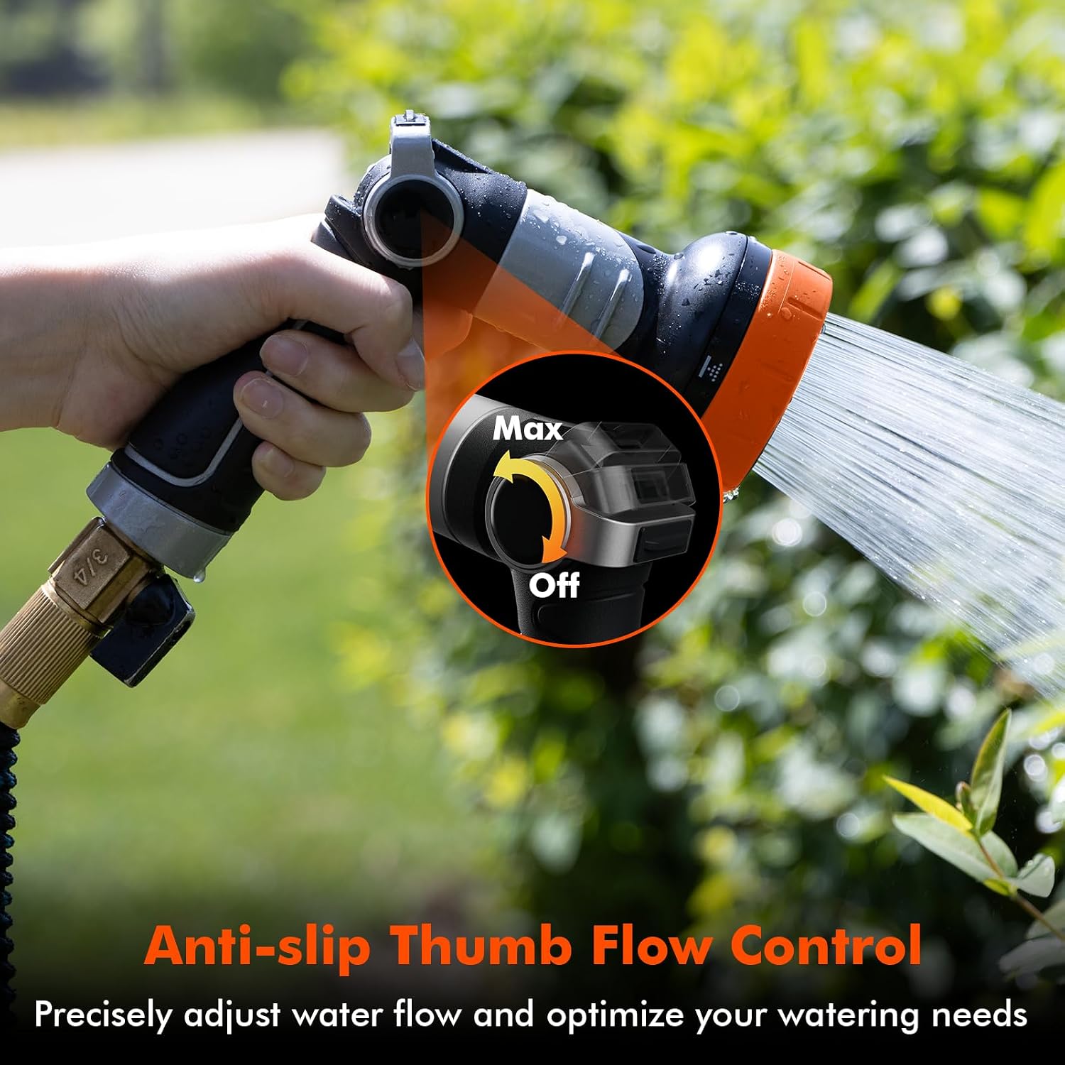 Detalle 2 de RESTMO Garden Hose Nozzle, Zinc Alloy