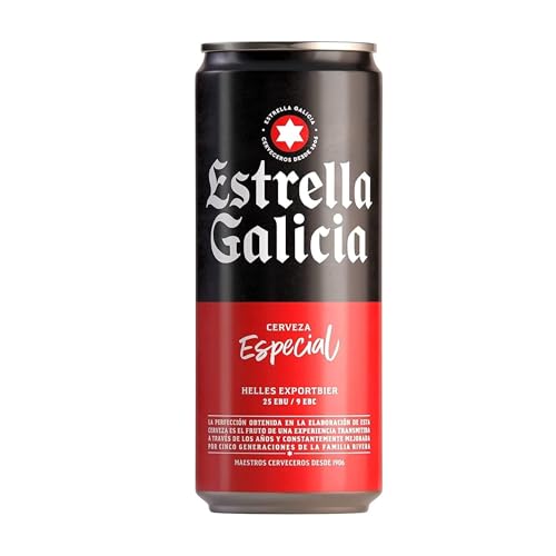 Thumbnail 2 de Estrella Galicia Especial Lager 5,5% vol. Pack de 24 latas de 33 cl
