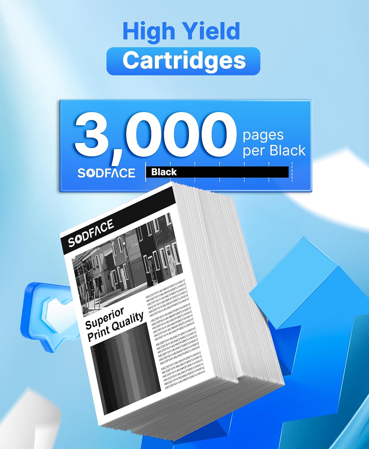 Thumbnail 2 de SODFACE 219X compatible toner 4‑pack 3200/2500