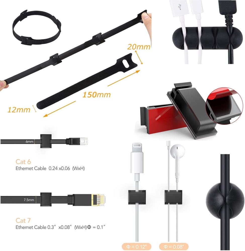 Thumbnail 5 de MiuCo Kabelmanagement Kit 100 Stück