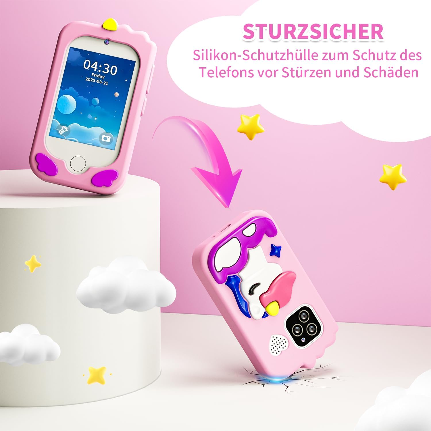 Thumbnail 6 de CHAKEYAKE Kinderkamera 2,8" Touchscreen