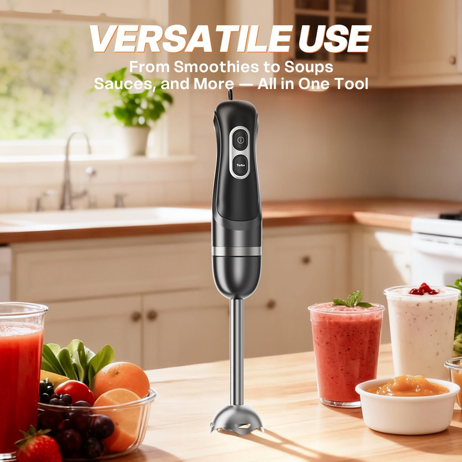 Thumbnail 4 de Immersion Blender Handheld 2-Speed Stick Mixer 🥣