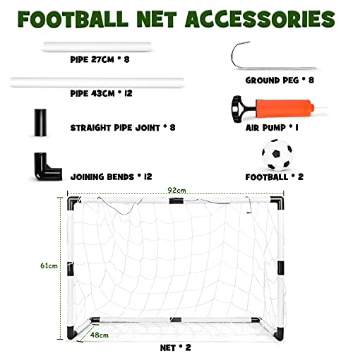 Thumbnail 4 de Juego de 2 Puertas de Fútbol Infantil ⚽ con Bolas Interactivas