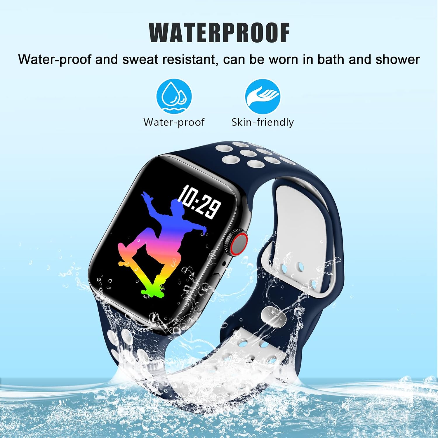Thumbnail 2 de DigiHero Sport Strap 38–49mm for Apple Watch