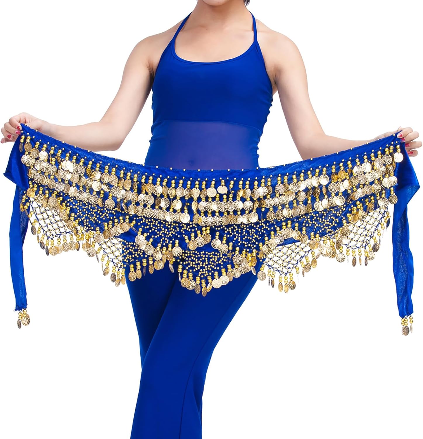 Thumbnail 5 de Baisdan Ceinture Danse Orientale Femme – Foulard et ceinture de hanches en mousseline brodée à la main