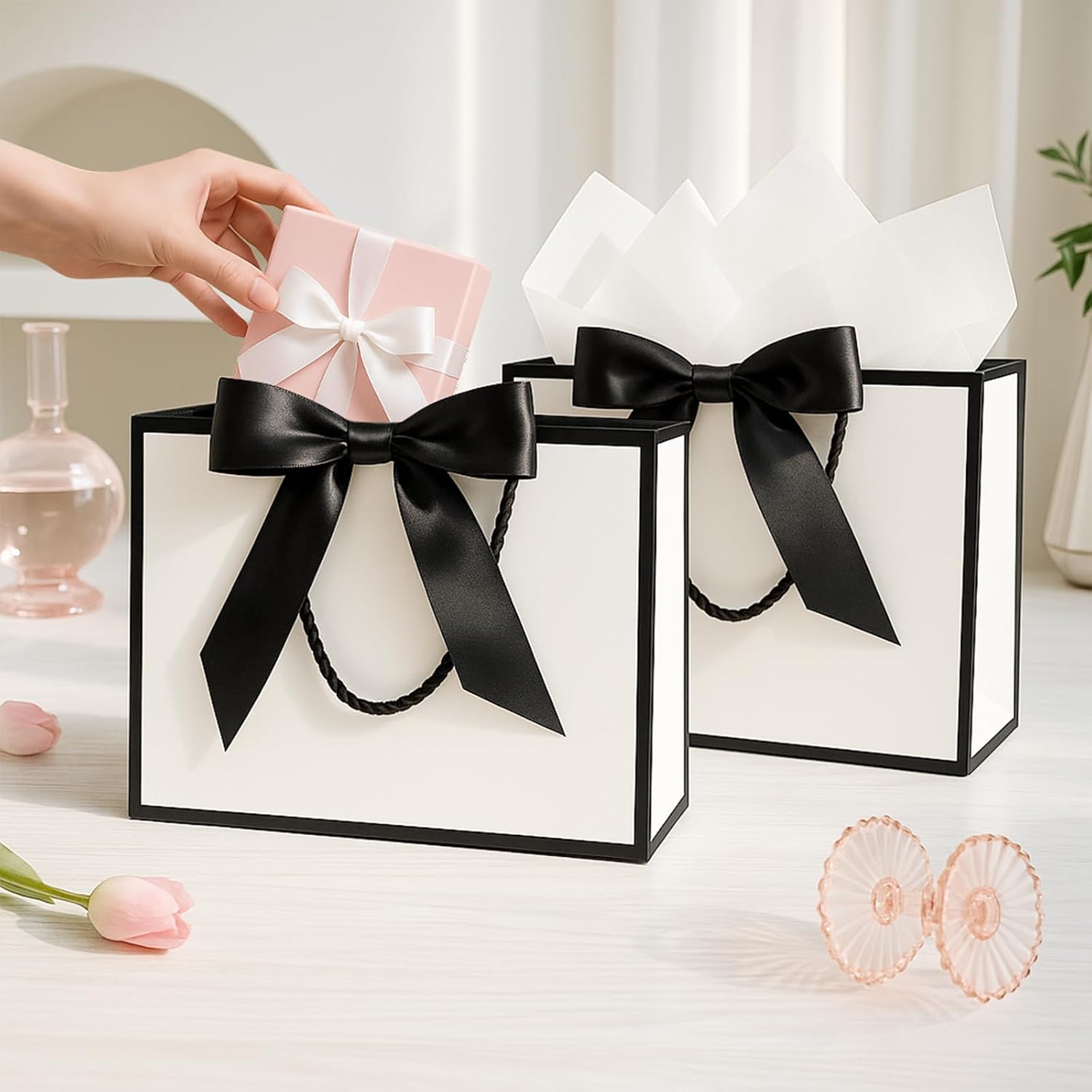 Thumbnail 4 de NADSSJL 6 Pcs Medium Gift Bags for Presents