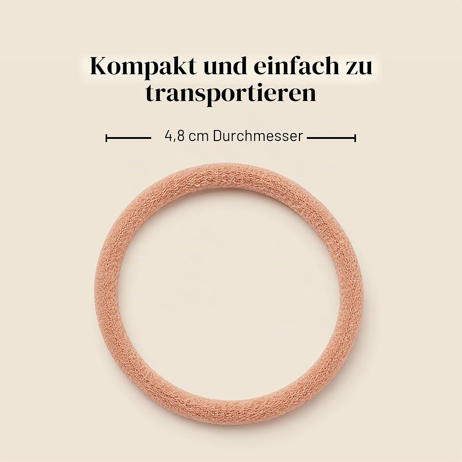 Detalle de Kitsch Nylon-Haargummis ohne Haarschäden – Dehnbare Zopfgummis, 12 Stück