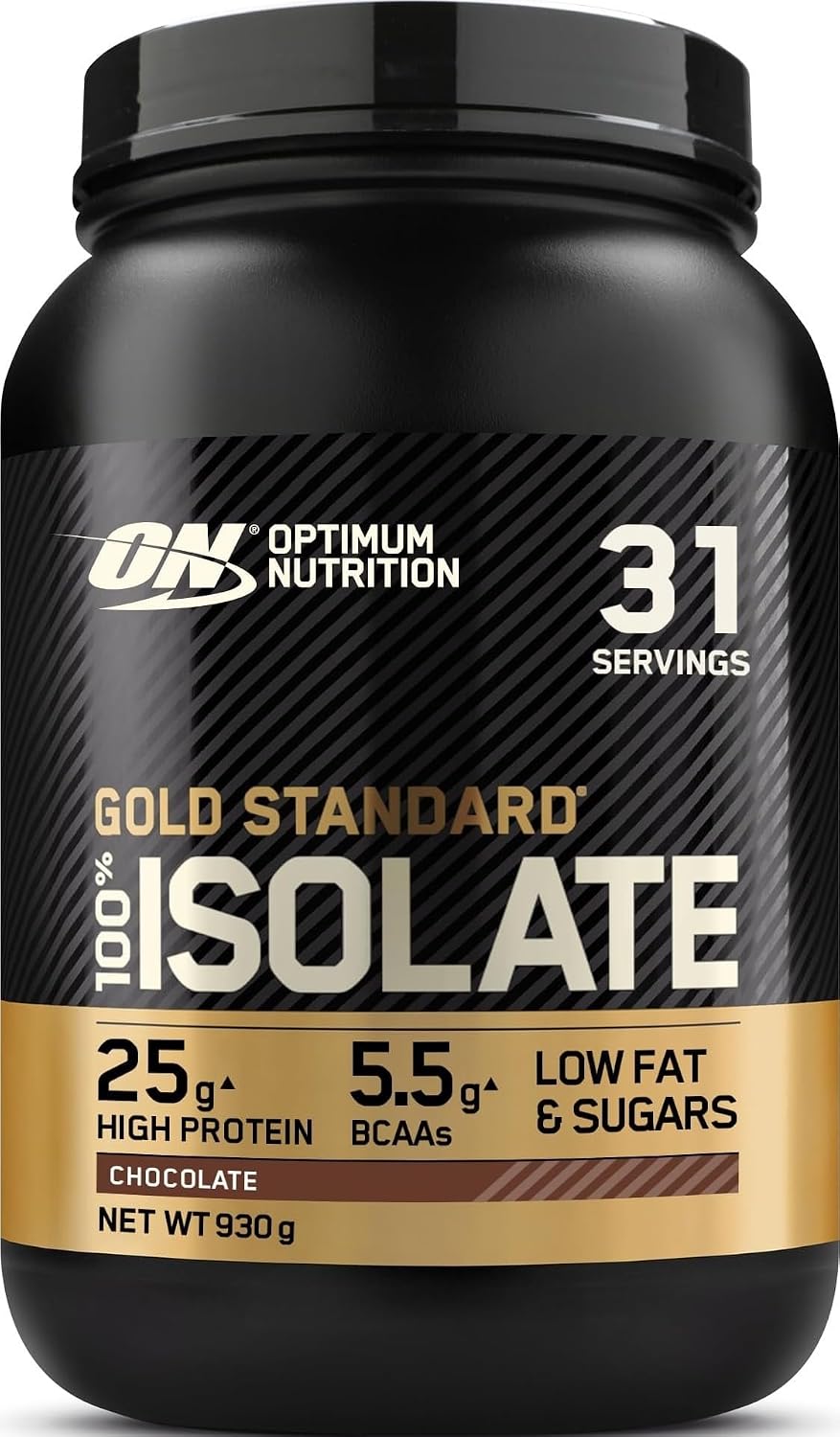 Detalle de Optimum Nutrition Gold Standard 100% Whey Protein Isolate in Polvere – Cioccolato, 930 g (31 porzioni)