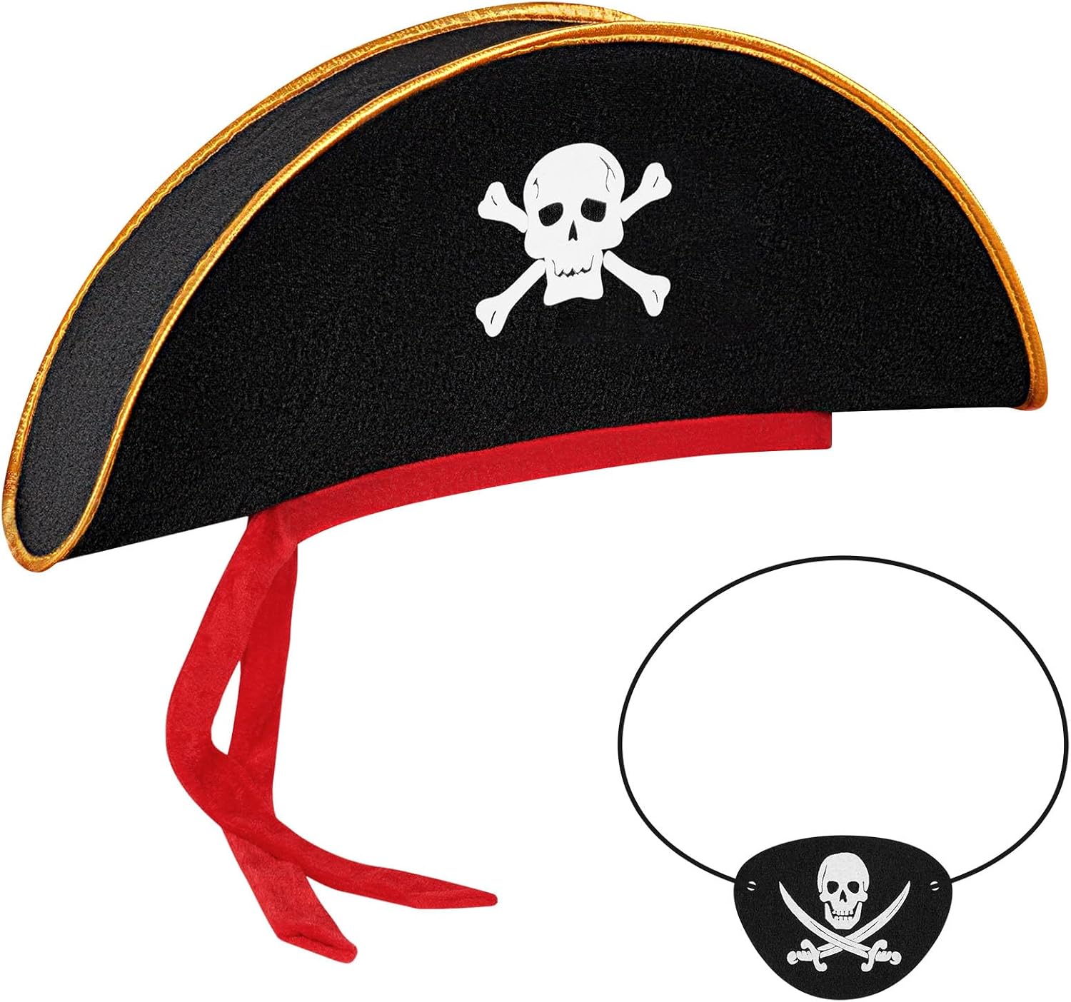 Detalle de Beugo piratenkostuumaccessoires voor kinderen voor rollenspel en feest