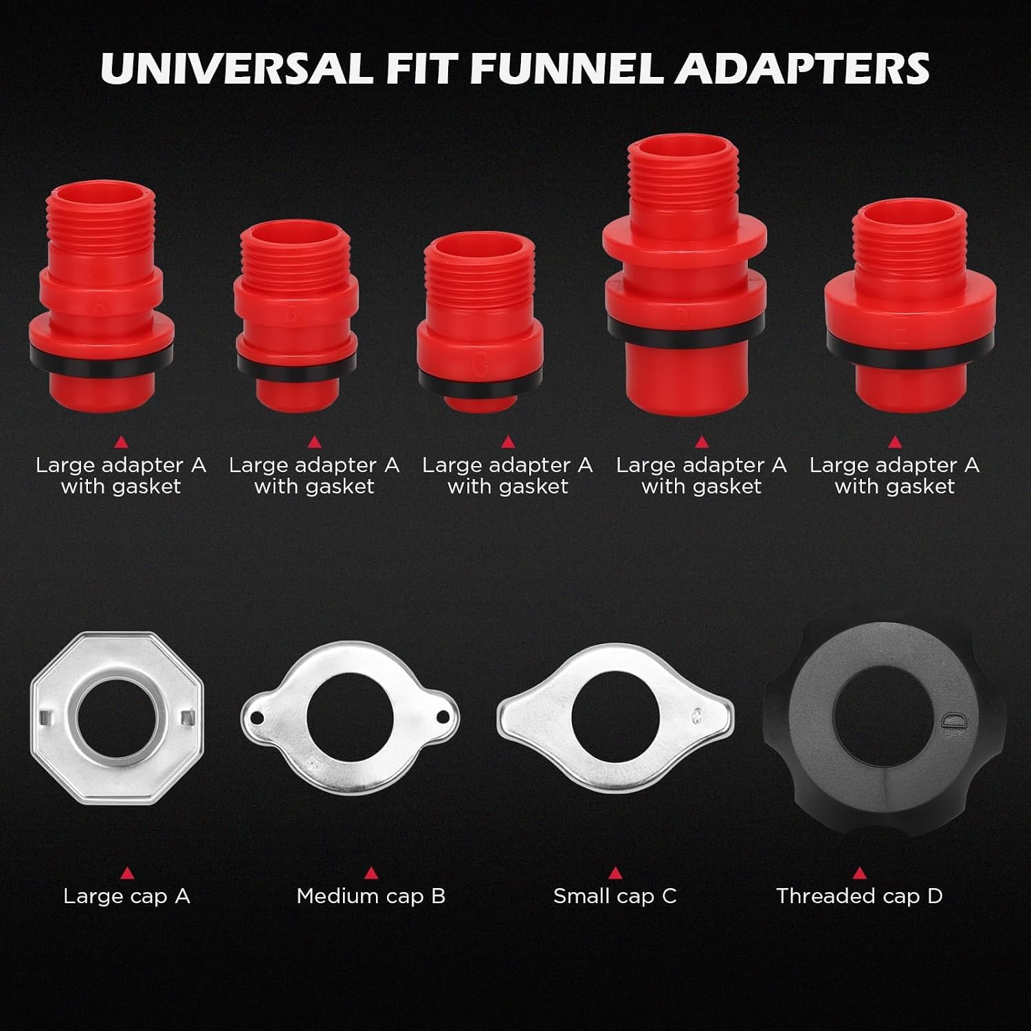 Detalle 2 de No-Spill Coolant Filling Funnel Kit 22pc đź›