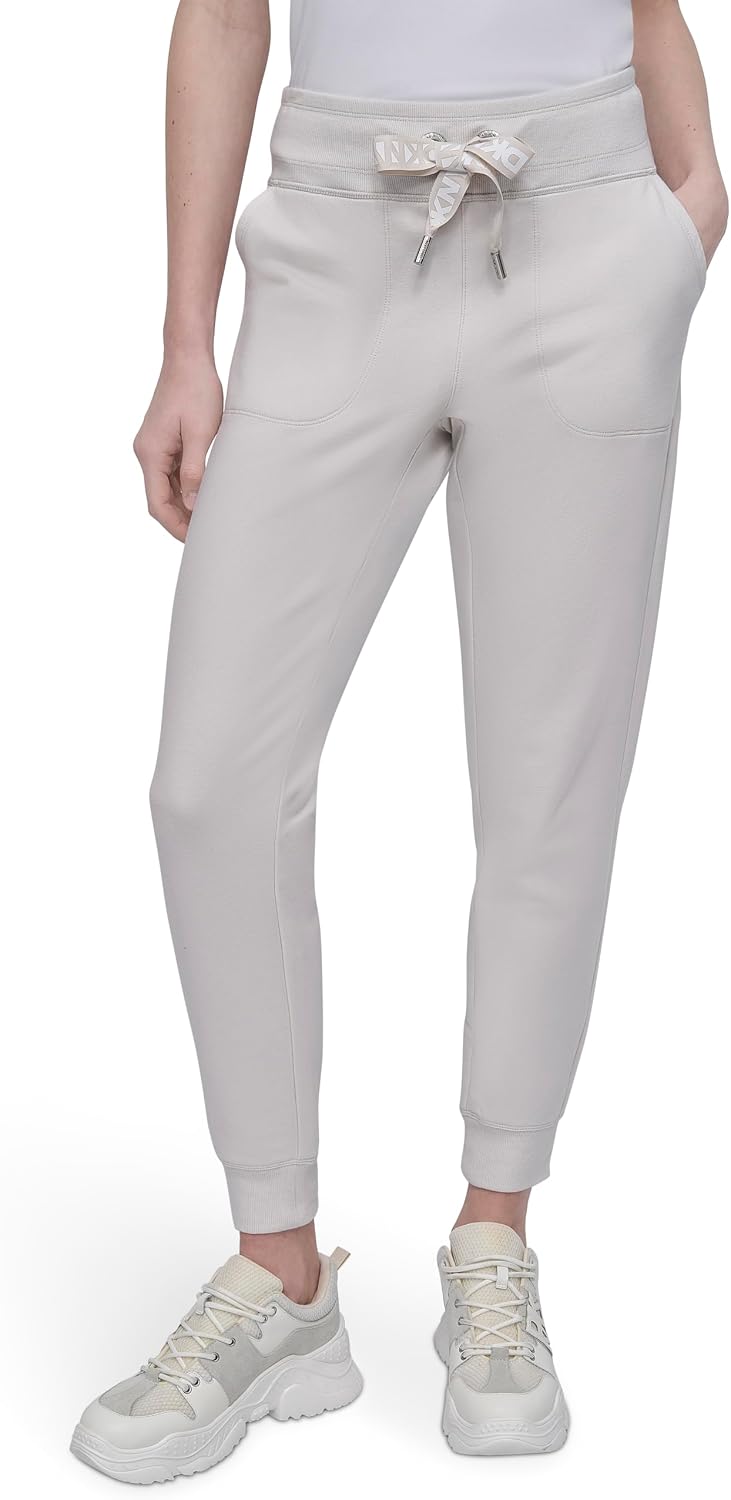 Detalle 2 de DKNY jogger con logo tape e tasche Soft Everyday Pant da donna