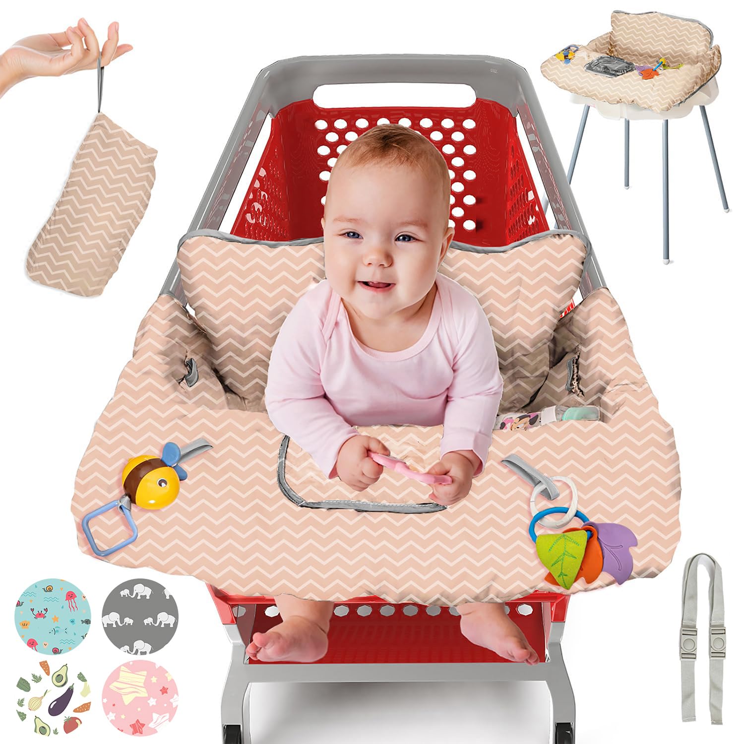 Detalle de Shopping Cart Seat Cover, Cotton