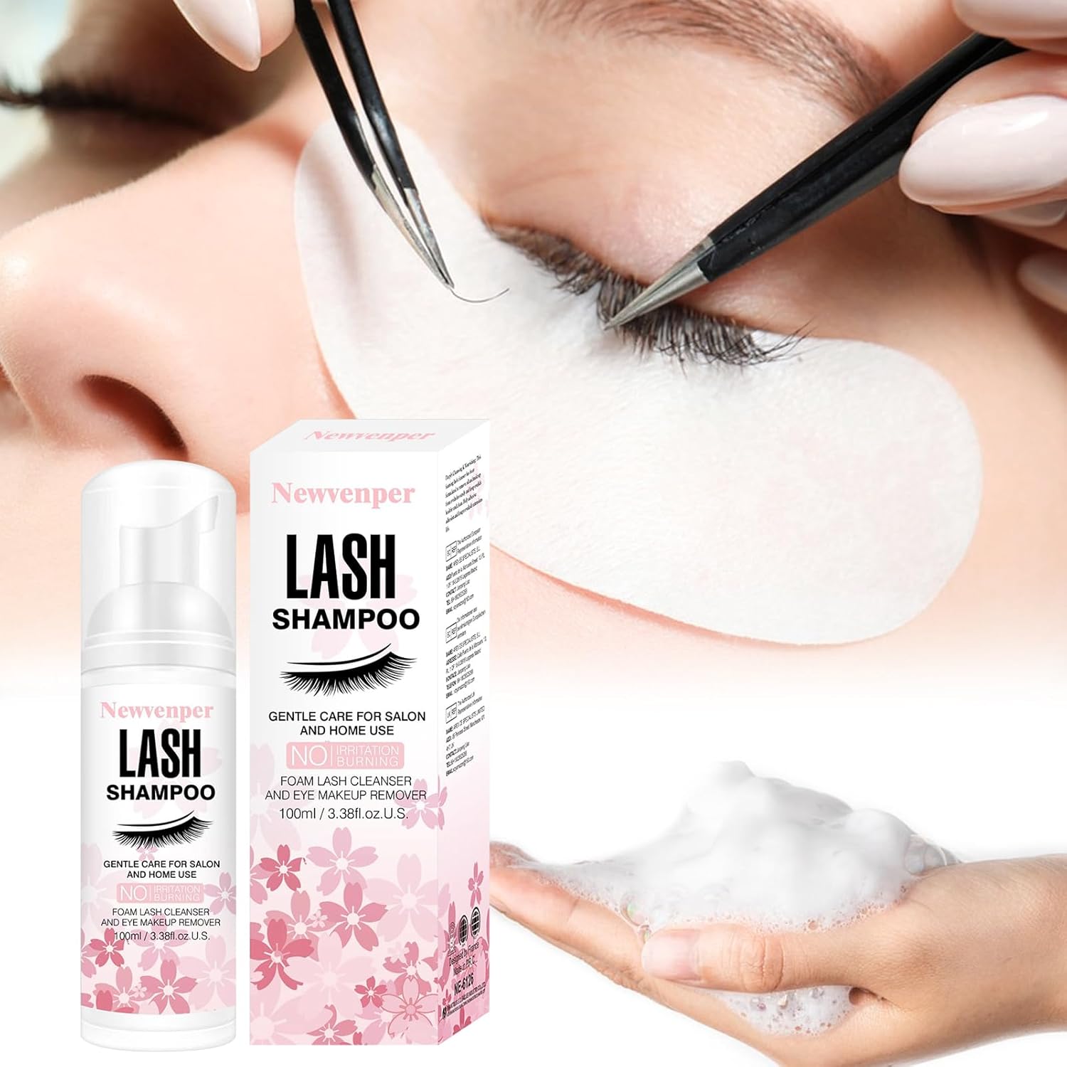 Thumbnail 1 de O’RMEAS Wimpernshampoo Wimpernschaum Cleanser (mit Reinigungsbürste) 100 ml