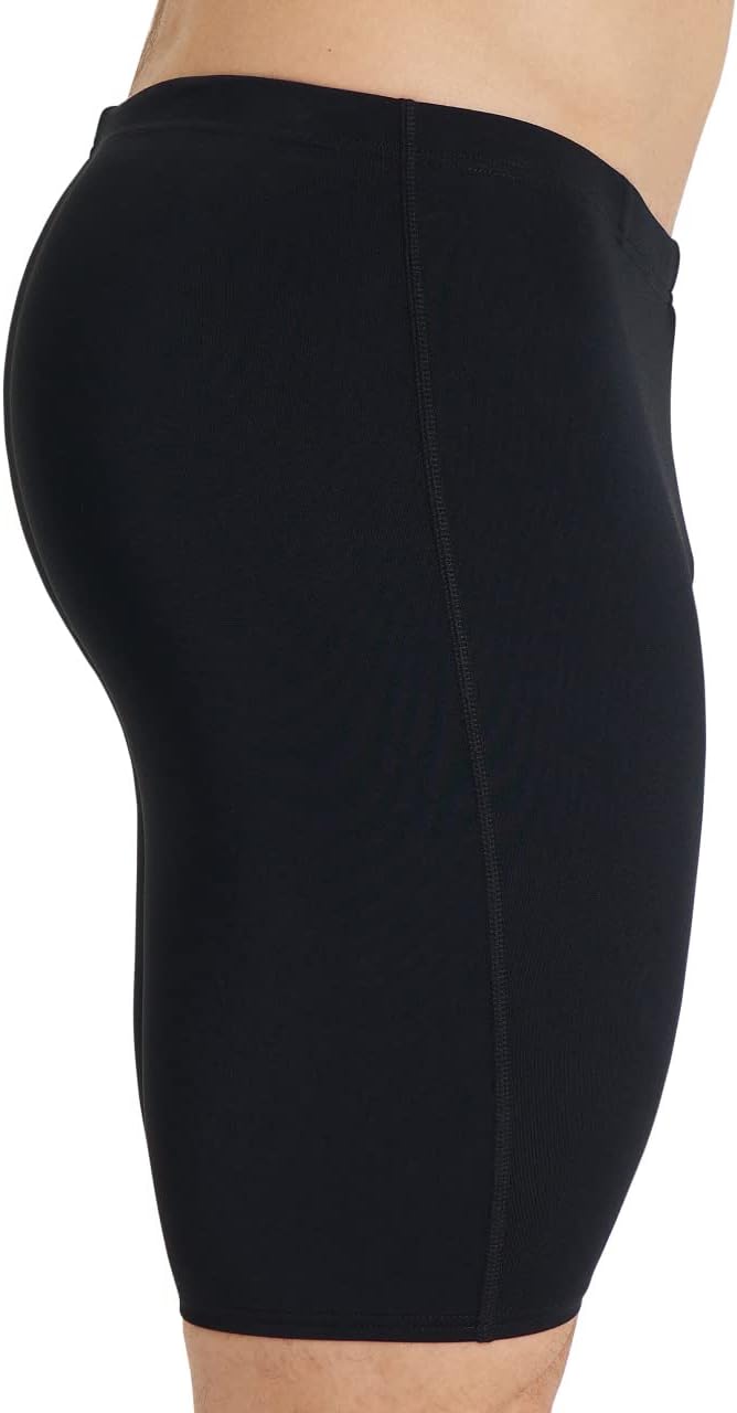 Detalle de Arena Solid Team Men's Jammer Swimsuit – MaxLife Eco, 50+ UV, High Chlorine Resistance