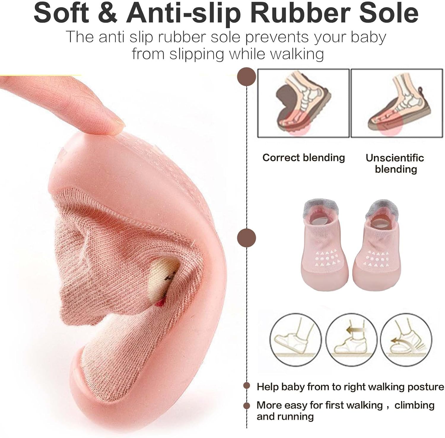 Detalle de Stolpyzh First Walking Shoes for anti slip grip