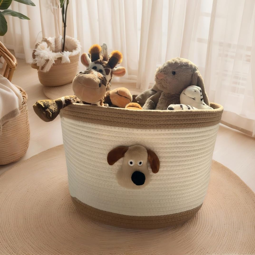 Detalle de Bellar Woven Toy Basket 13" x 10