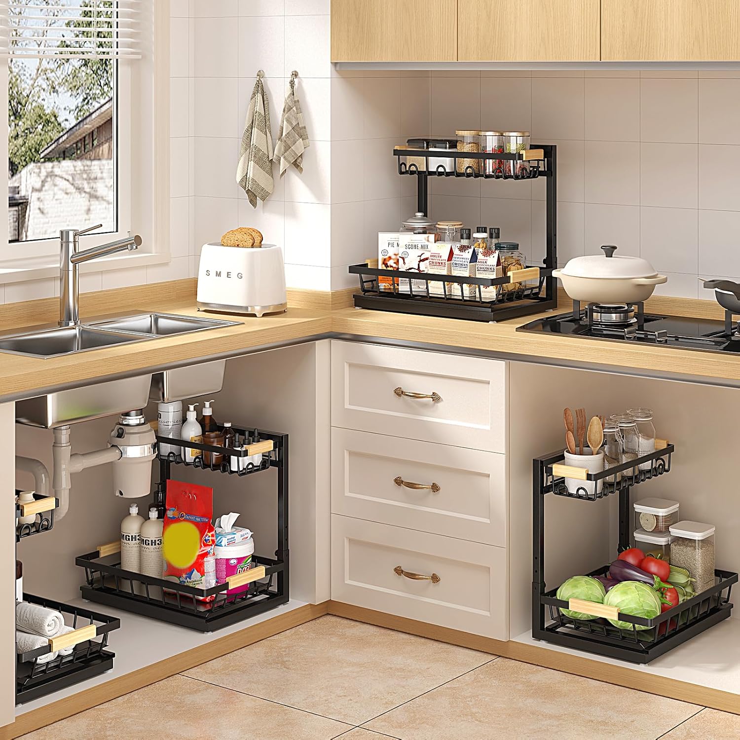 Thumbnail 6 de Sevenblue 2-Pack Under Sink Organizer