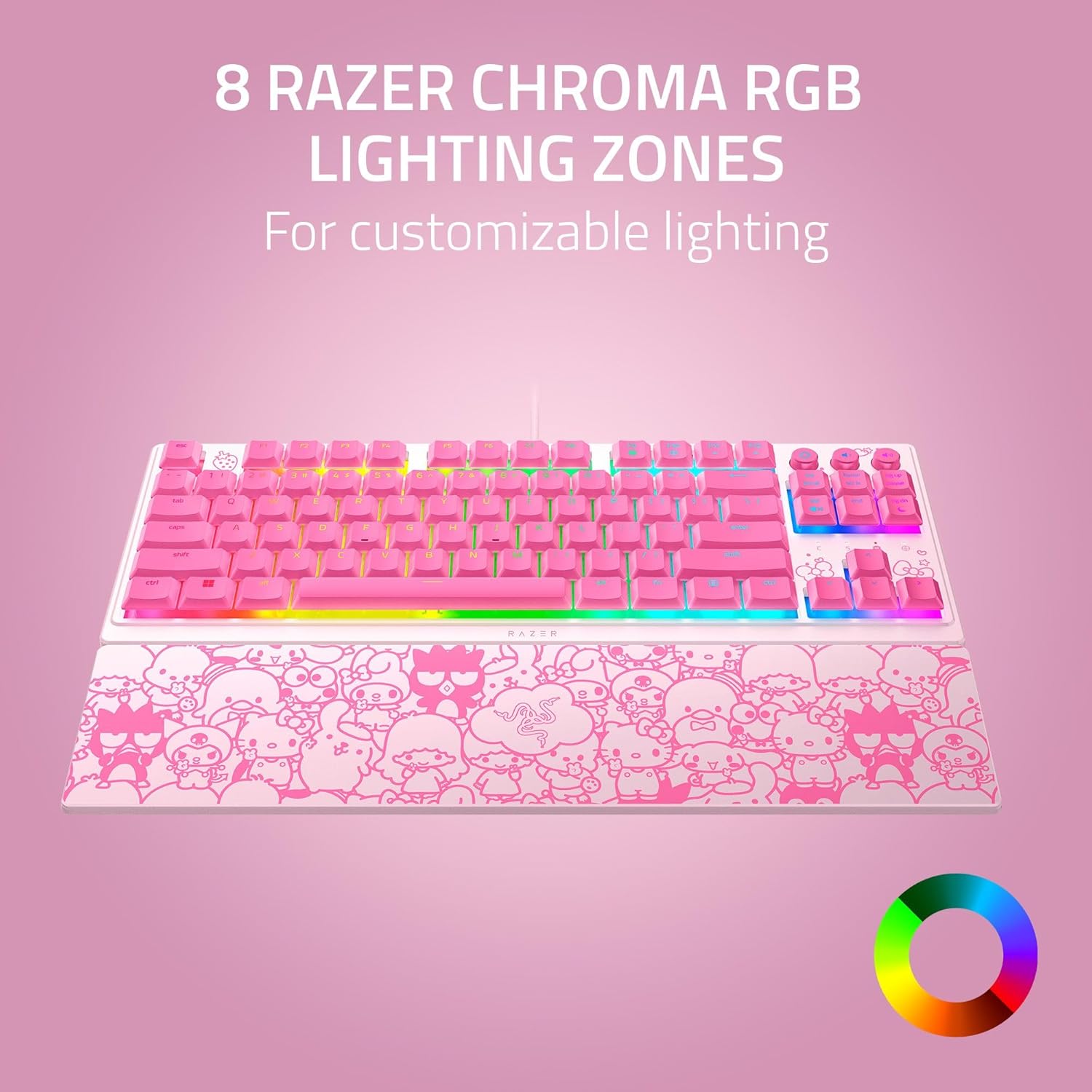 Thumbnail 6 de Razer Ornata V3 TKL Gaming Keyboard: Hello Kitty Edition