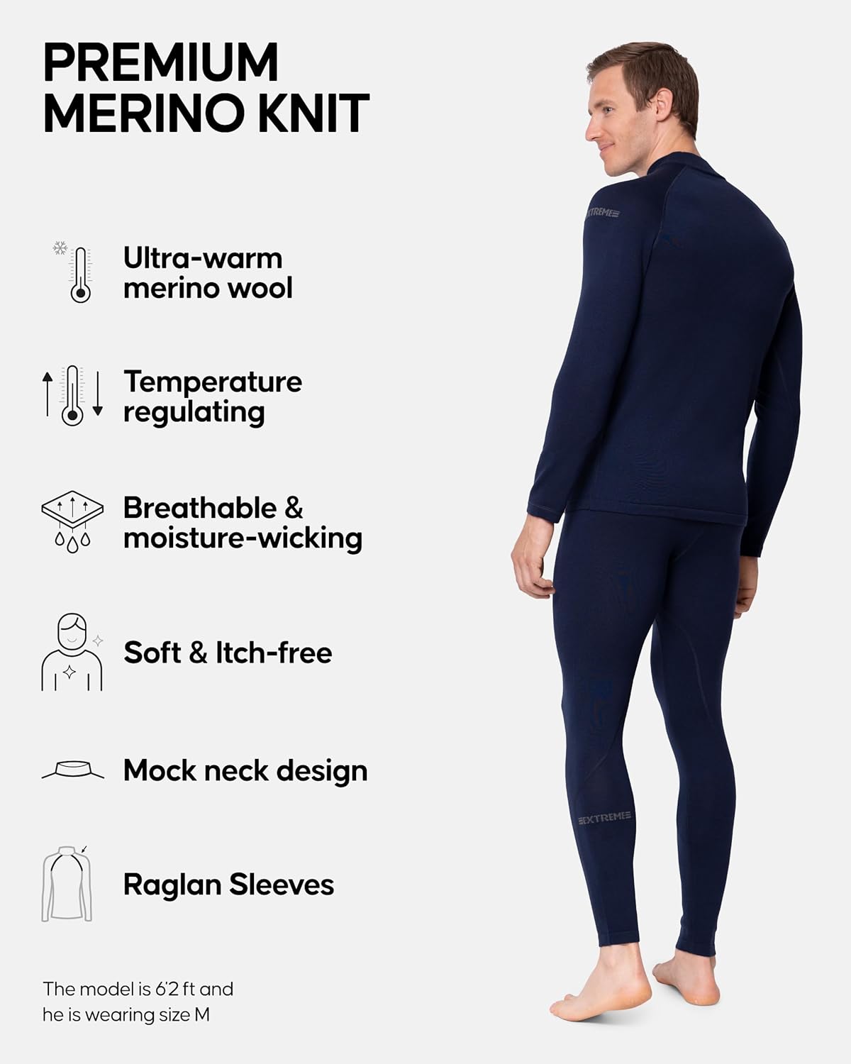 Thumbnail 1 de DANISH ENDURANCE Merino Thermals for Men