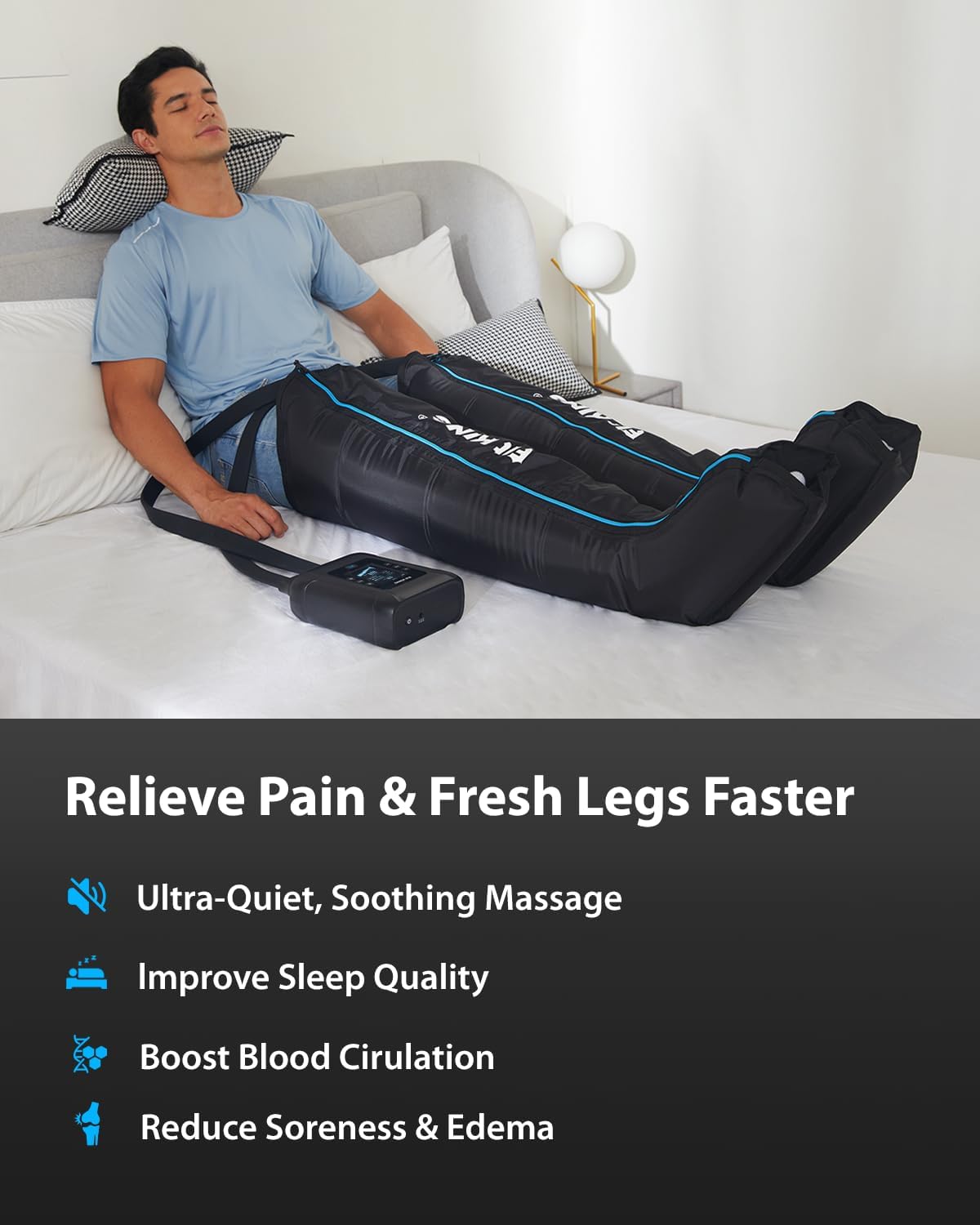 Thumbnail 2 de FIT KING Professional Leg Compression Boots 1️⃣ 🦵