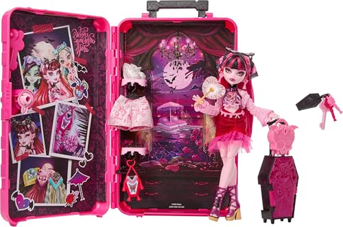 Detalle de Monster High Skulltimate Secrets Draculaura Muñeca - Destination Gore-geous Oasis