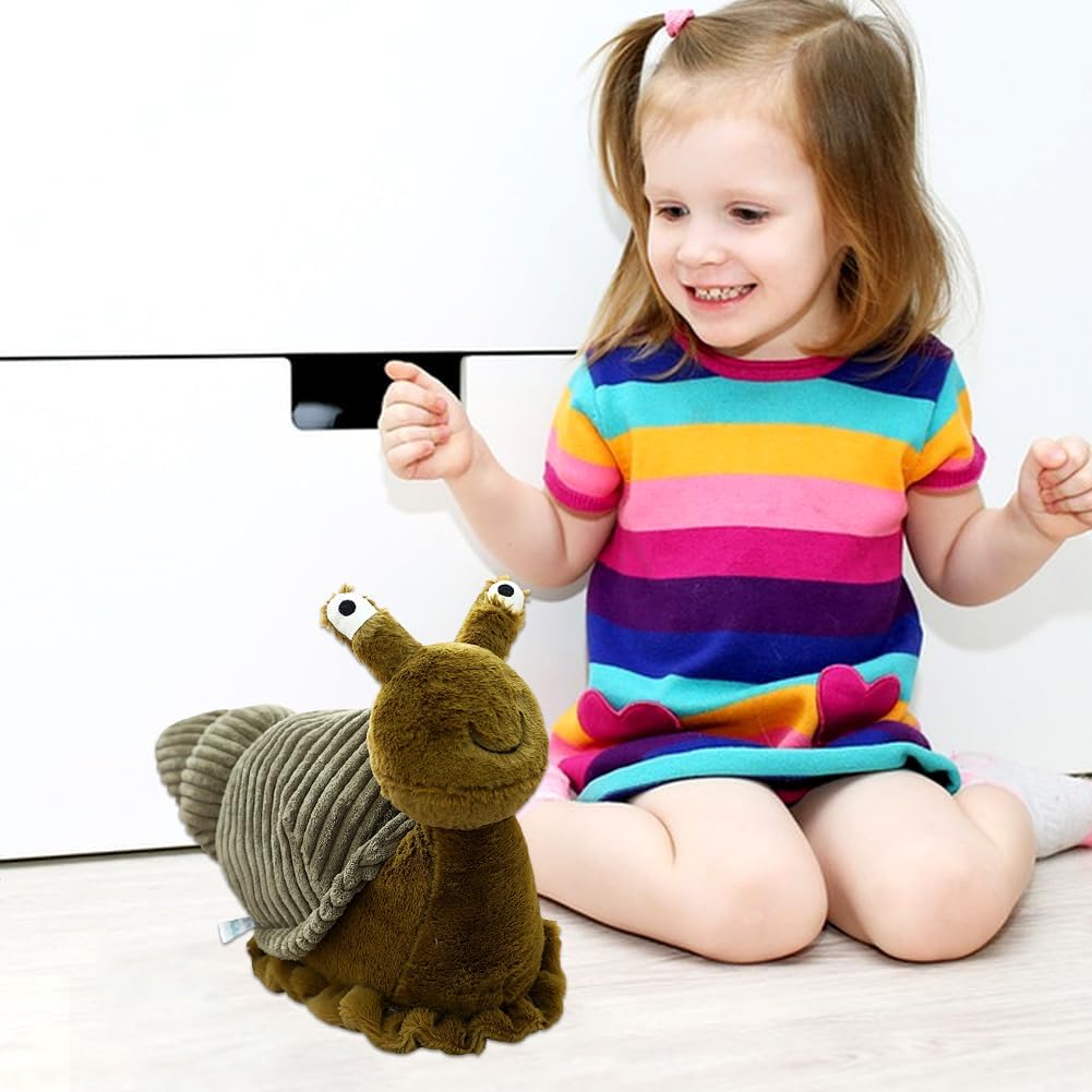 Thumbnail 5 de MIFKLMV Cute Snail Plush Toy - 28cm Soft Snail Doll for Kids and Home Décor