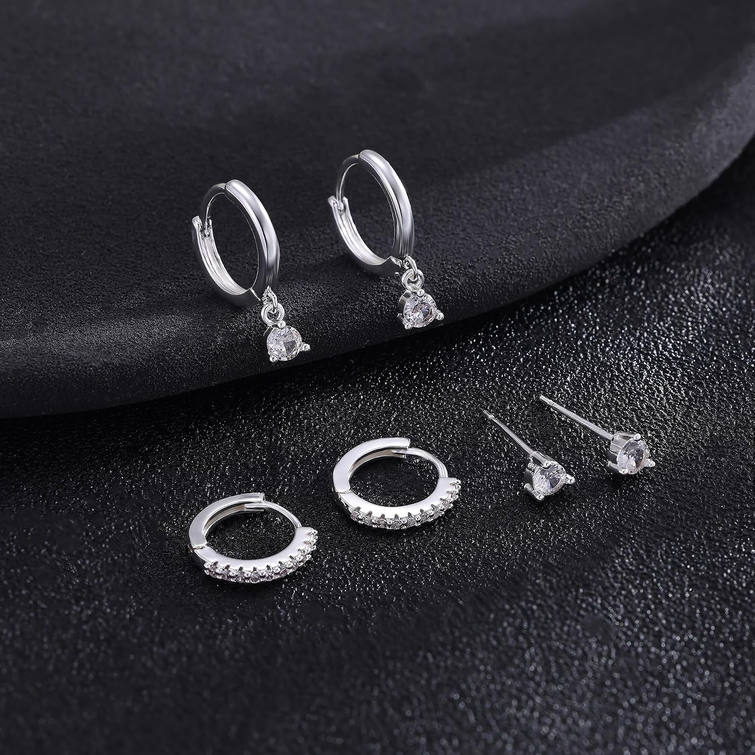 Detalle 2 de Freekiss Hoop Earrings Set, 3 Pairs