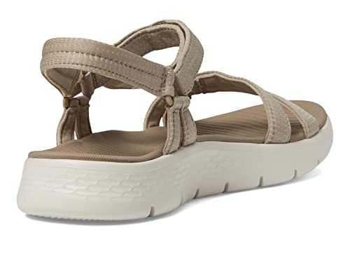 Detalle de Skechers Go Walk Flex SublimeGO para mujer — sandalia de río con suela flexible y plantilla Goga Mat