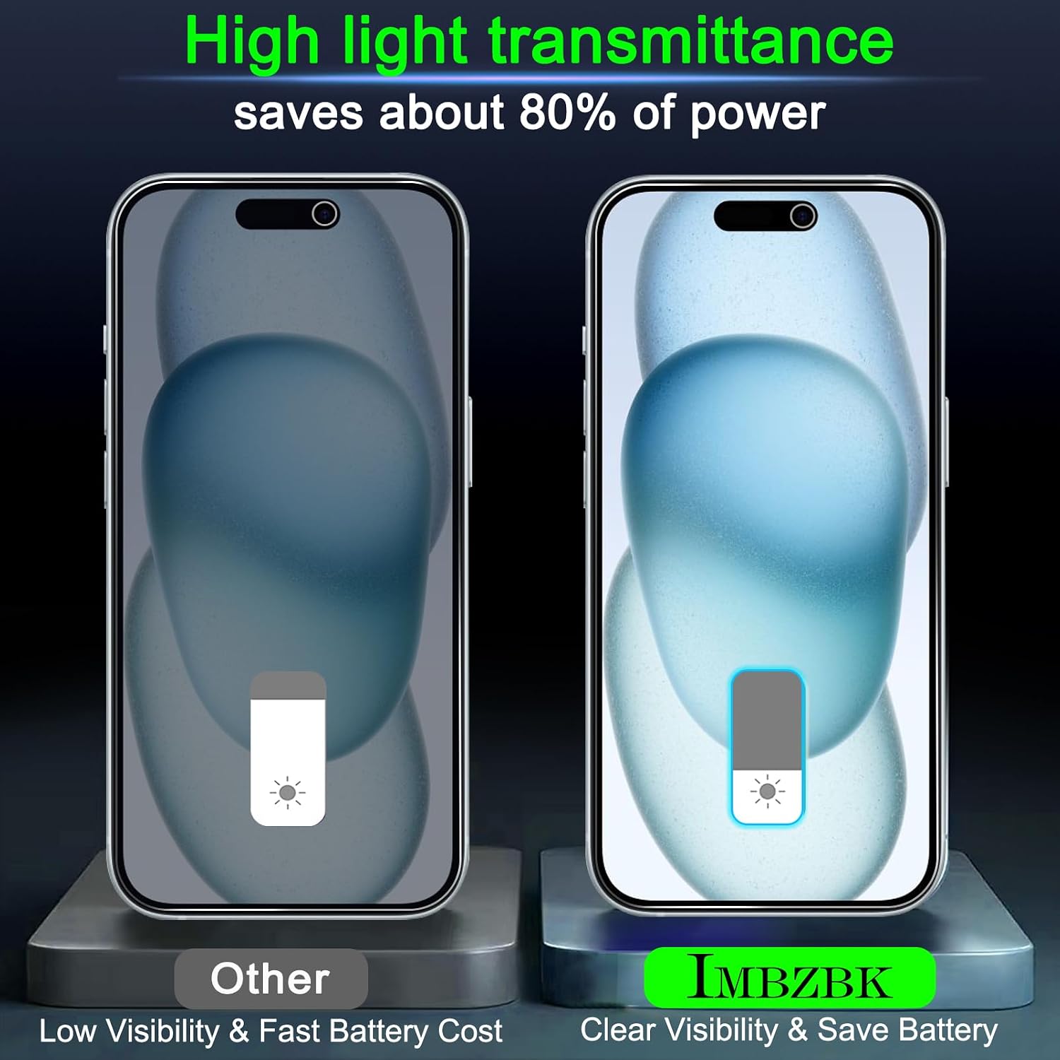 Thumbnail 4 de IMBZBK Protection Verre Trempé iPhone 15 6,1"