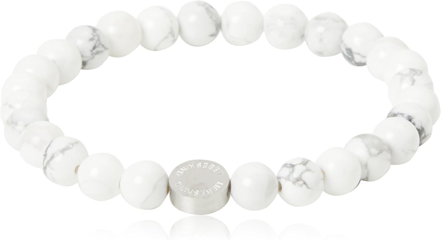 Thumbnail 6 de LIEBESKIND BERLIN Damen Beads-Armband mit Black Onyx (Edelstahl, elastisch) – 17 cm