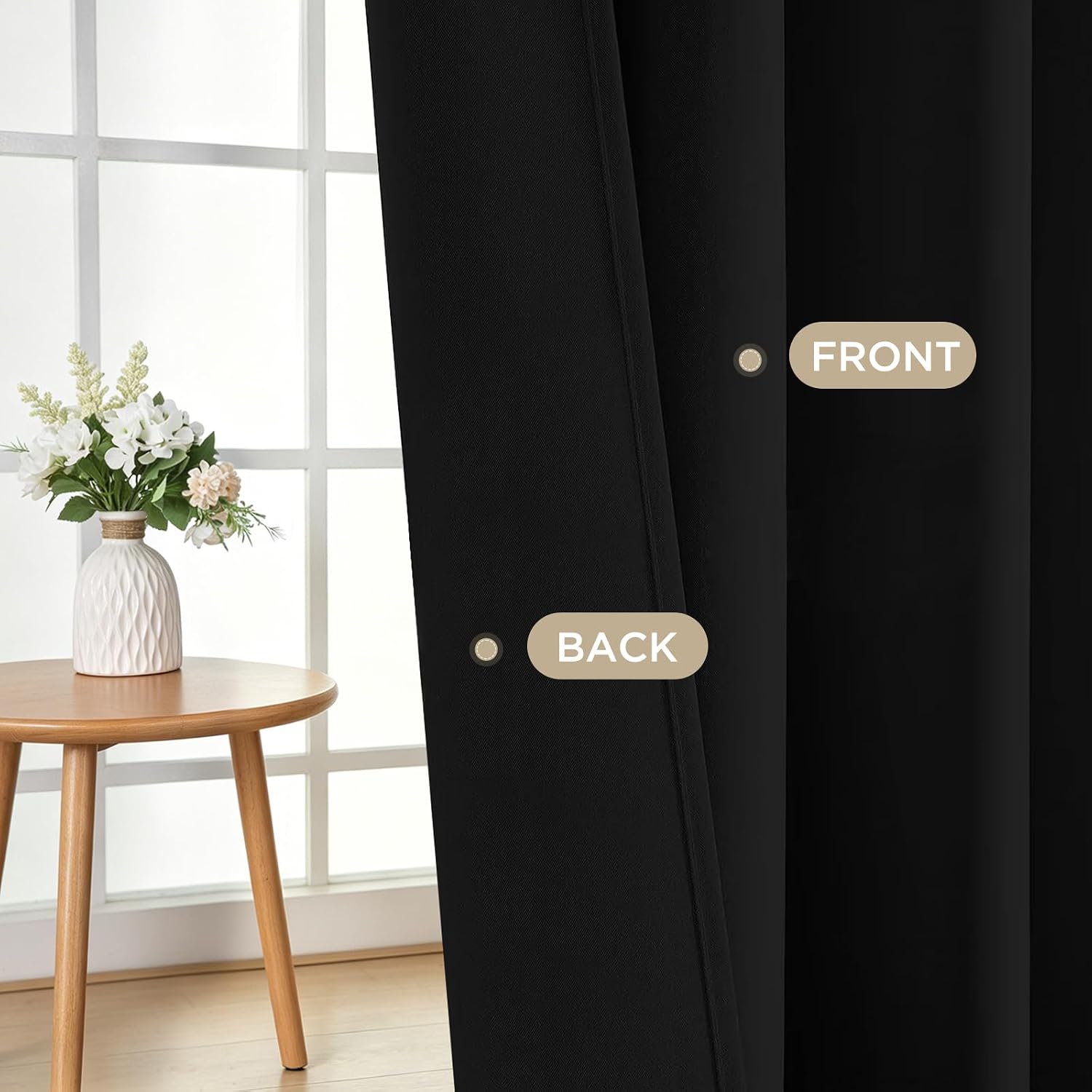 Thumbnail 4 de Joydeco 96-inch Blackout Curtains — 2 Panels 🪟