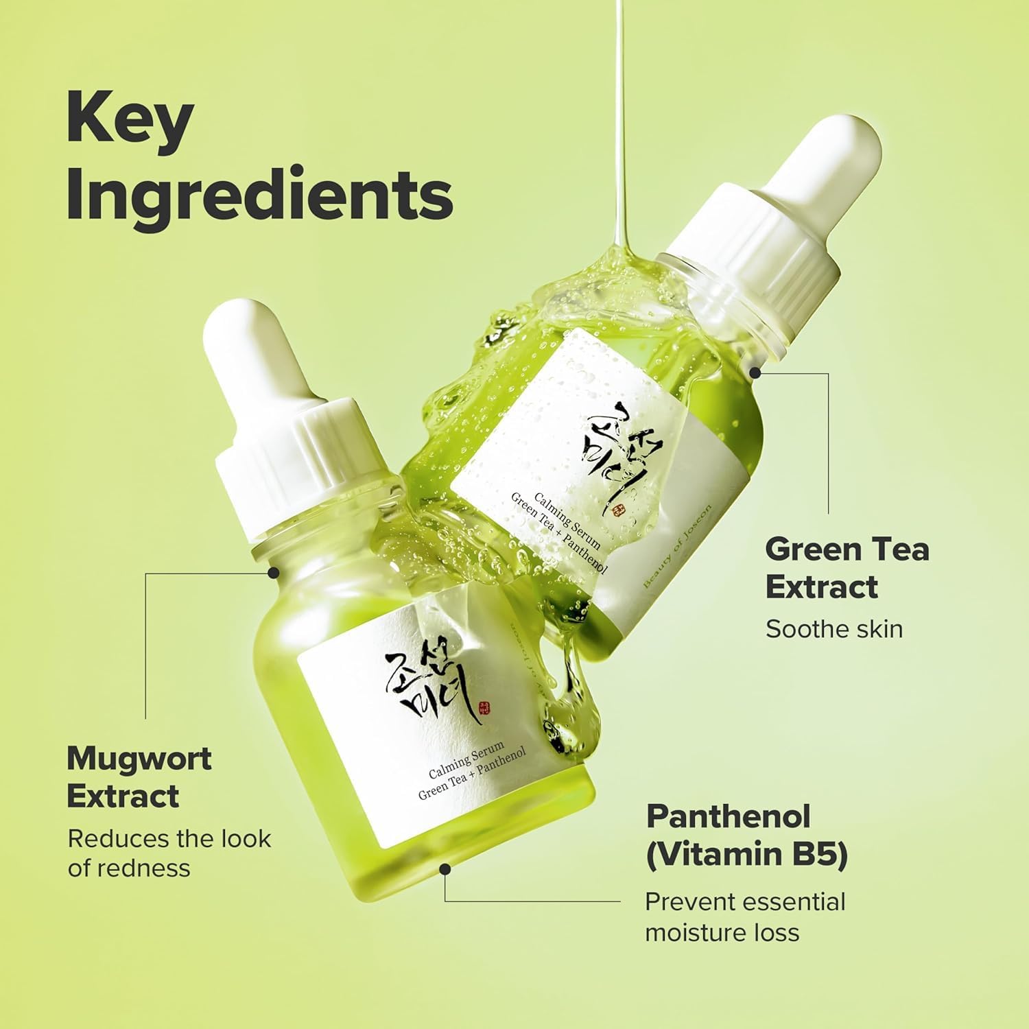 Detalle de Beauty of Joseon Calming Serum Green Tea + Panthenol 30 ml
