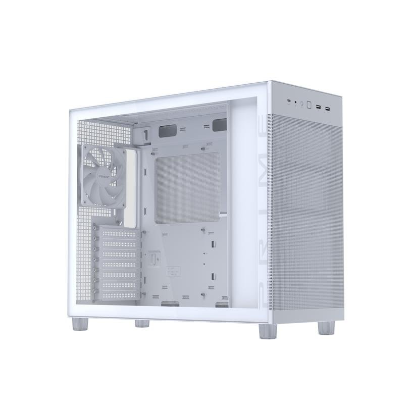 Thumbnail 1 de Caja de PC Asus PRIME AP303 TG White: rendimiento, refrigeración y estilo en ATX/Micro ATX