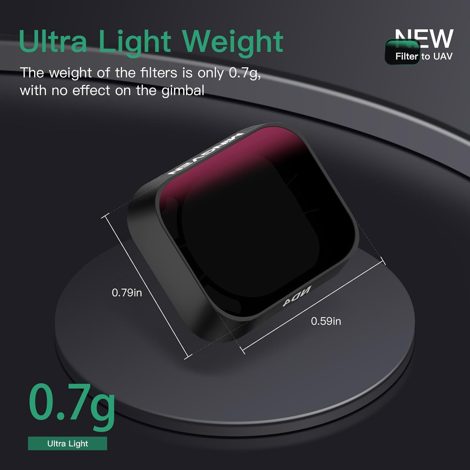Thumbnail 3 de MINGVEN Mini 3 ND-Filter-Set – Kompatibel mit DJI Mini 3 / Mini 3 Pro, 6 Stück (CPL, Natural Night, ND16, ND32, ND64, ND256)