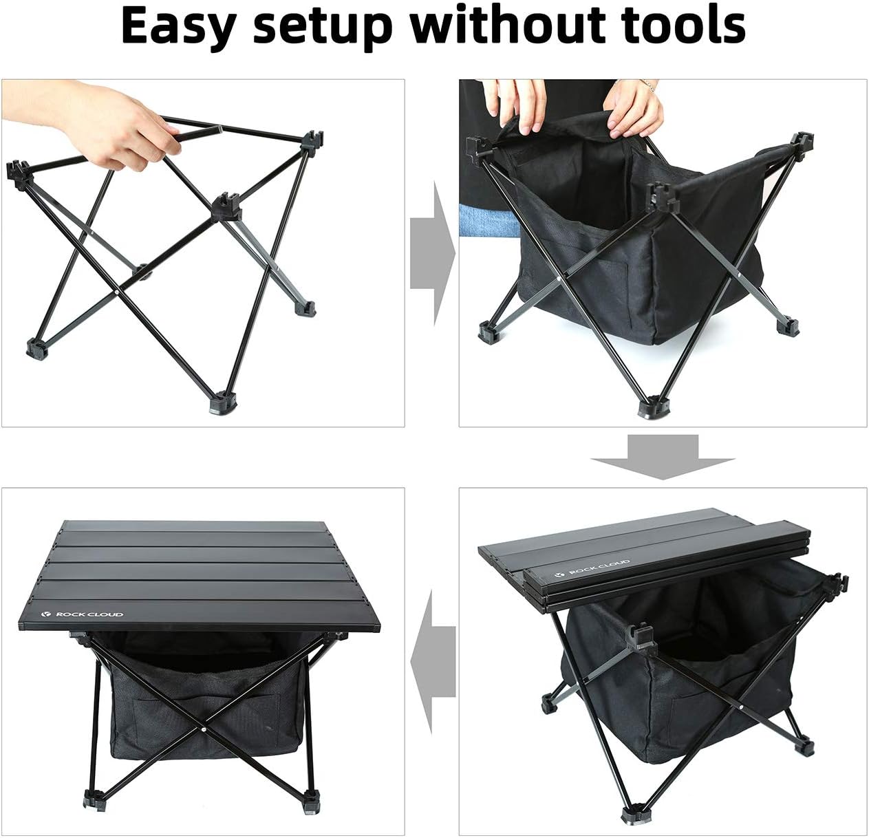 Thumbnail 5 de Rock Cloud Portable Camping Table: Ultralight Aluminium Folding Table for Outdoor Adventures