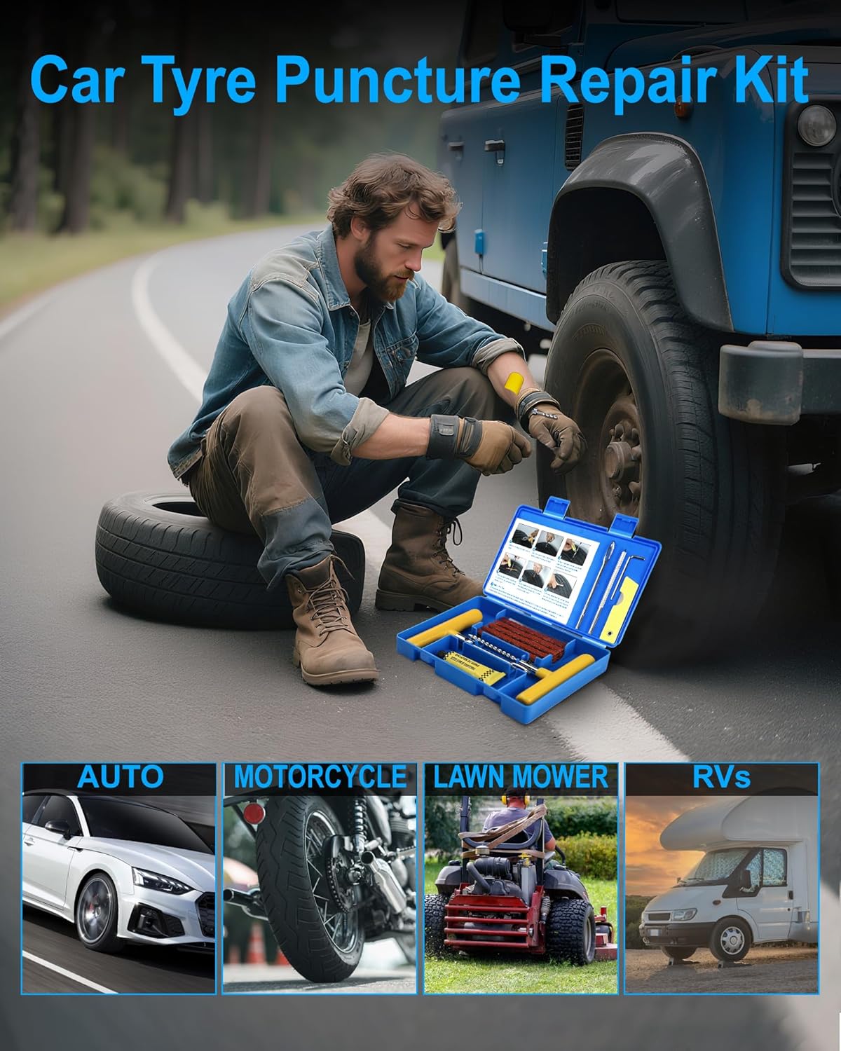 Thumbnail 6 de Beanewone Tyre Repair Kit for Heavy-Duty Vehicles