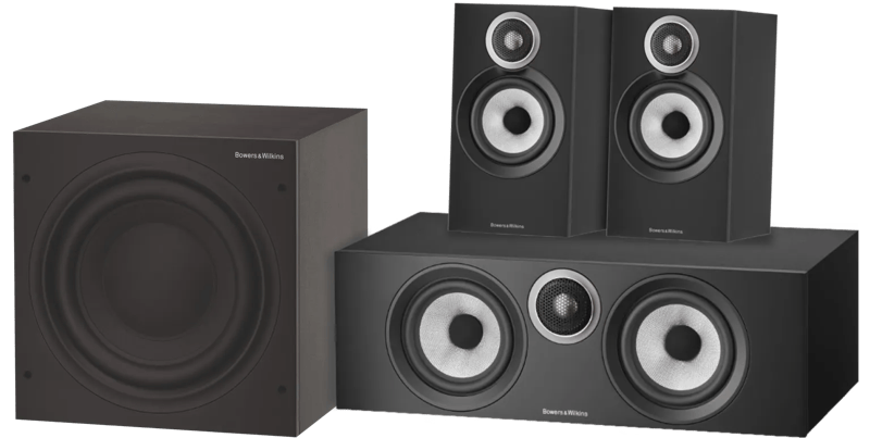 Detalle de Bowers & Wilkins HTM6 S3 + 607 S3 + ASW608 Schwarz