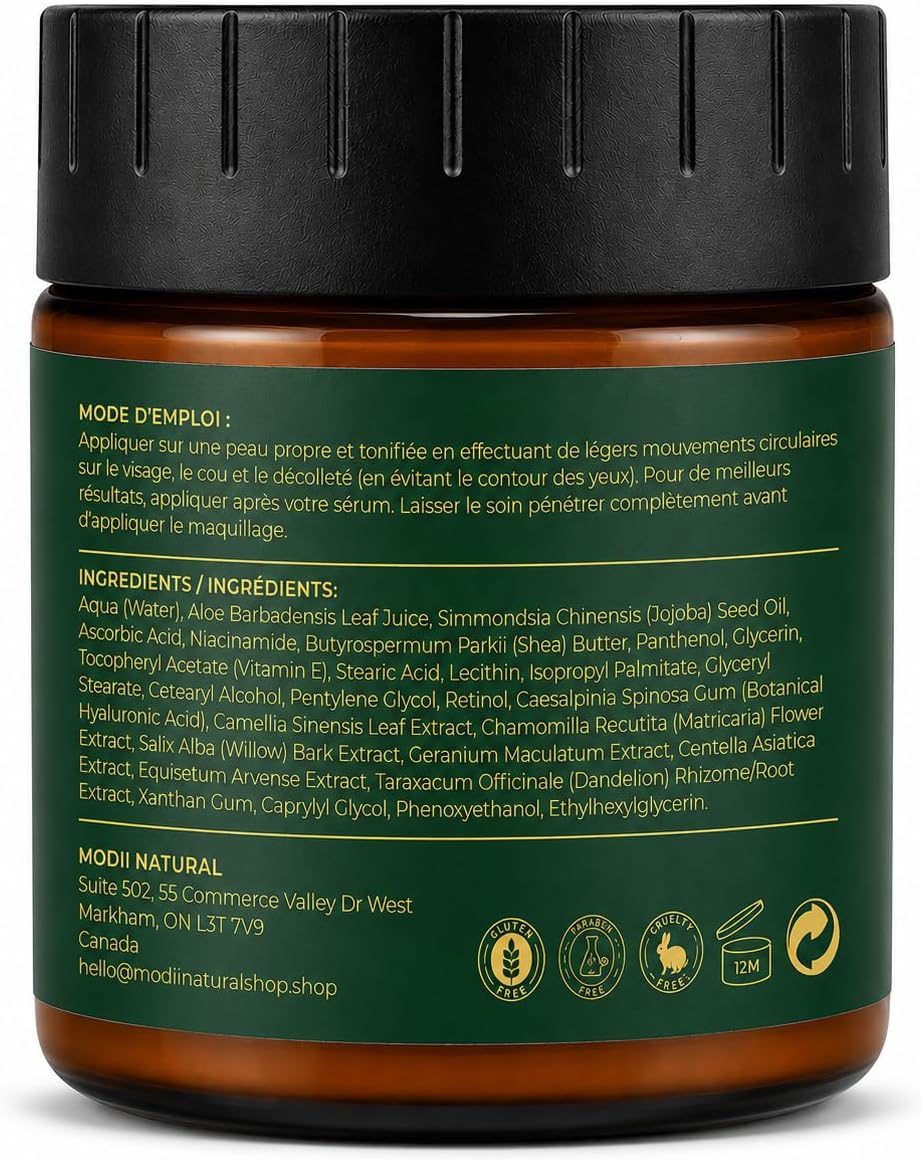 Thumbnail 6 de Modii Natural Retinol Face Moisturizer, 1% Retinol Cream, 120 ml