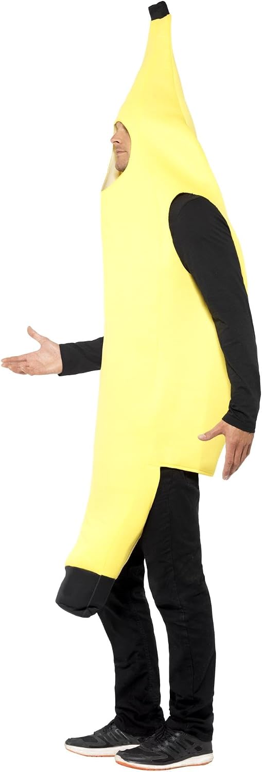 Detalle 2 de Smiffy's Banana Costume tuta unisex 🍌