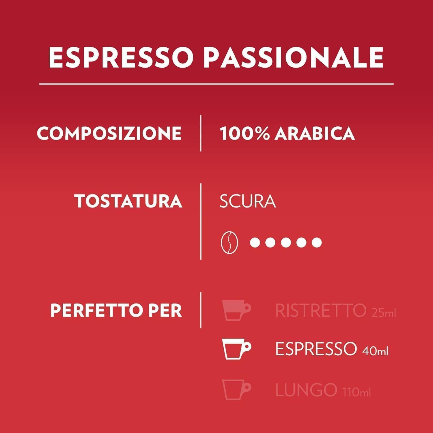 Detalle 2 de Lavazza A Modo Mio Mix Qualità Rossa 180 Capsule